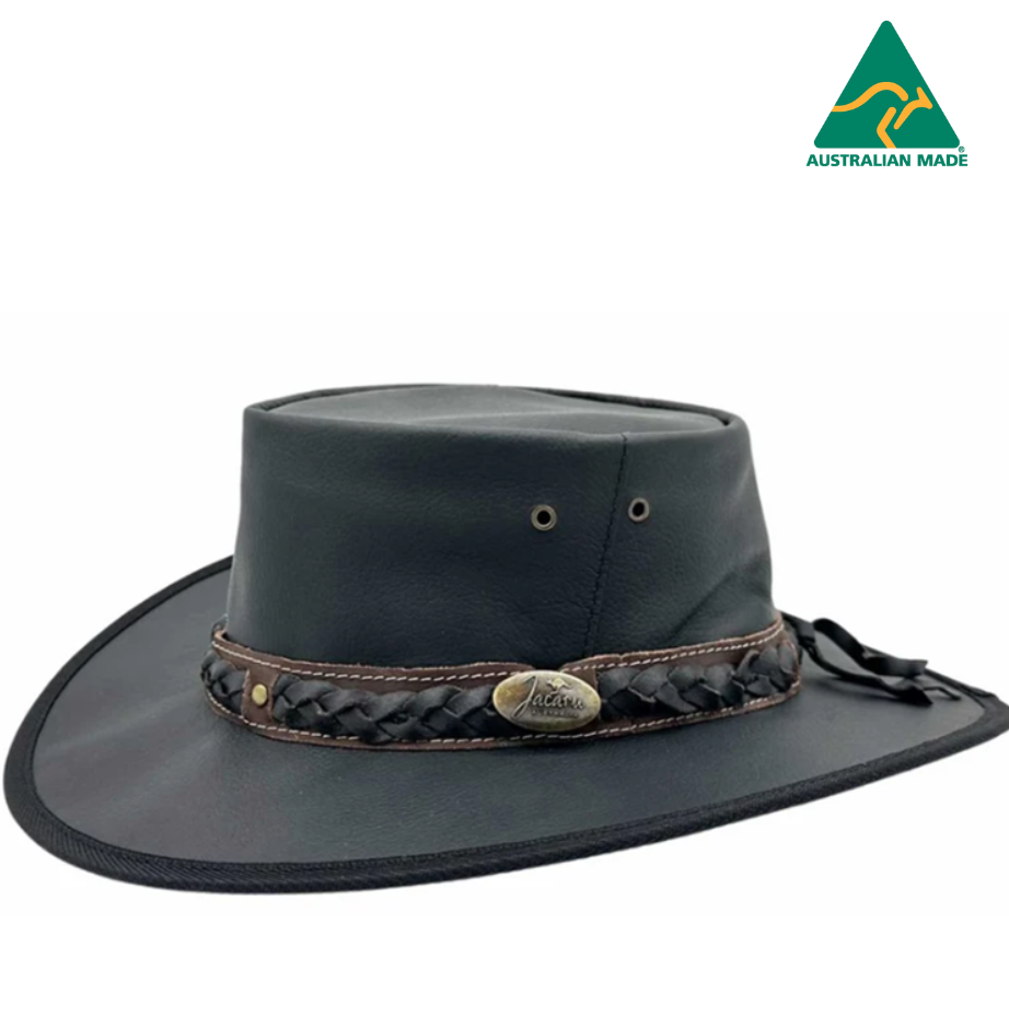foldable kangaroo leather hat australia
