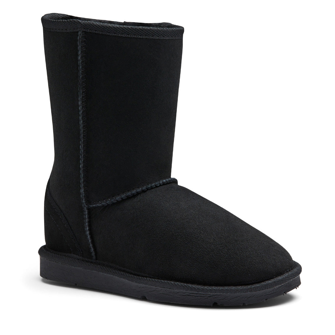 Close-up of genuine sheepskin wool lining on Ladies Scuffs