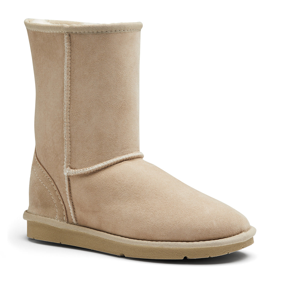 Ladies Sheepskin Scuffs in Sand - Australian Made