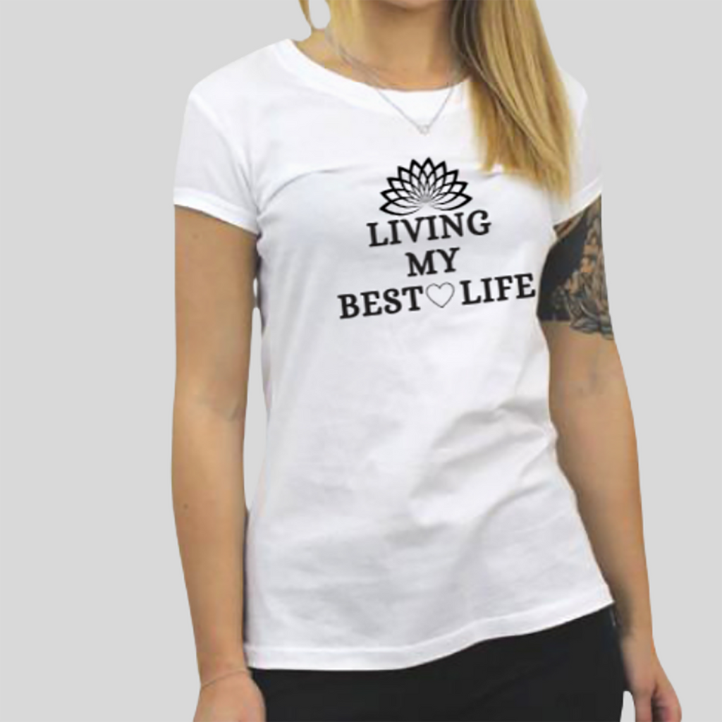 Women's Living My Best Life T-shirt - ugg boots australia - original ugg boots australia Women's Living My Best Life T-shirt
