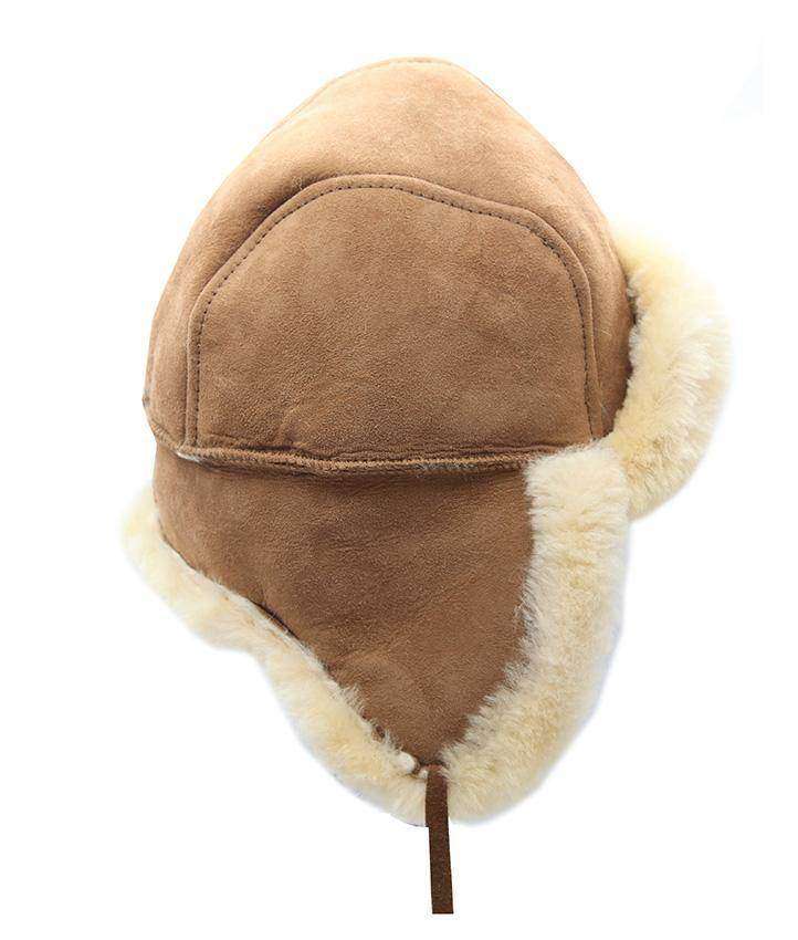 Sheepskin Hat with Tie - ugg boots australia - original ugg boots australia Bomber-Hat-Chestnut,ugg boots,ugg boots melbourne,ugg boots australia,jumbo ugg boots,koalabi ugg boots,ugg australia