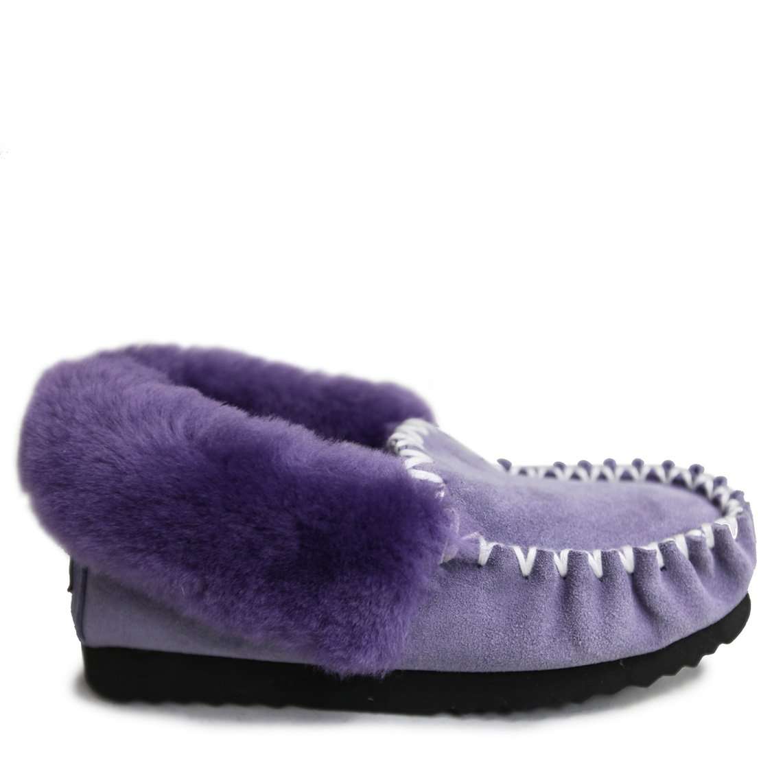 Sheepskin Traditional Moccasin - Lilac