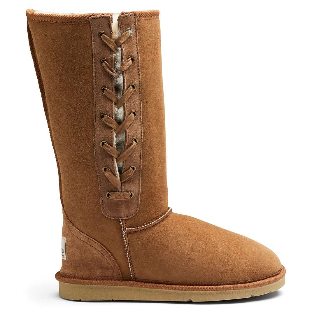 tall lace up ugg boots Australia - brown tall ugg boots