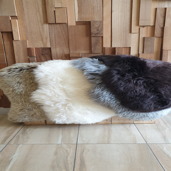 Small - Single Long Wool Sheepskin Rug
