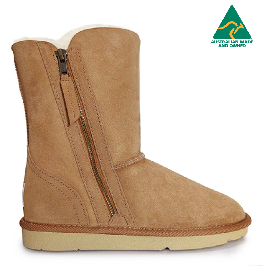 Mid Zip Boot