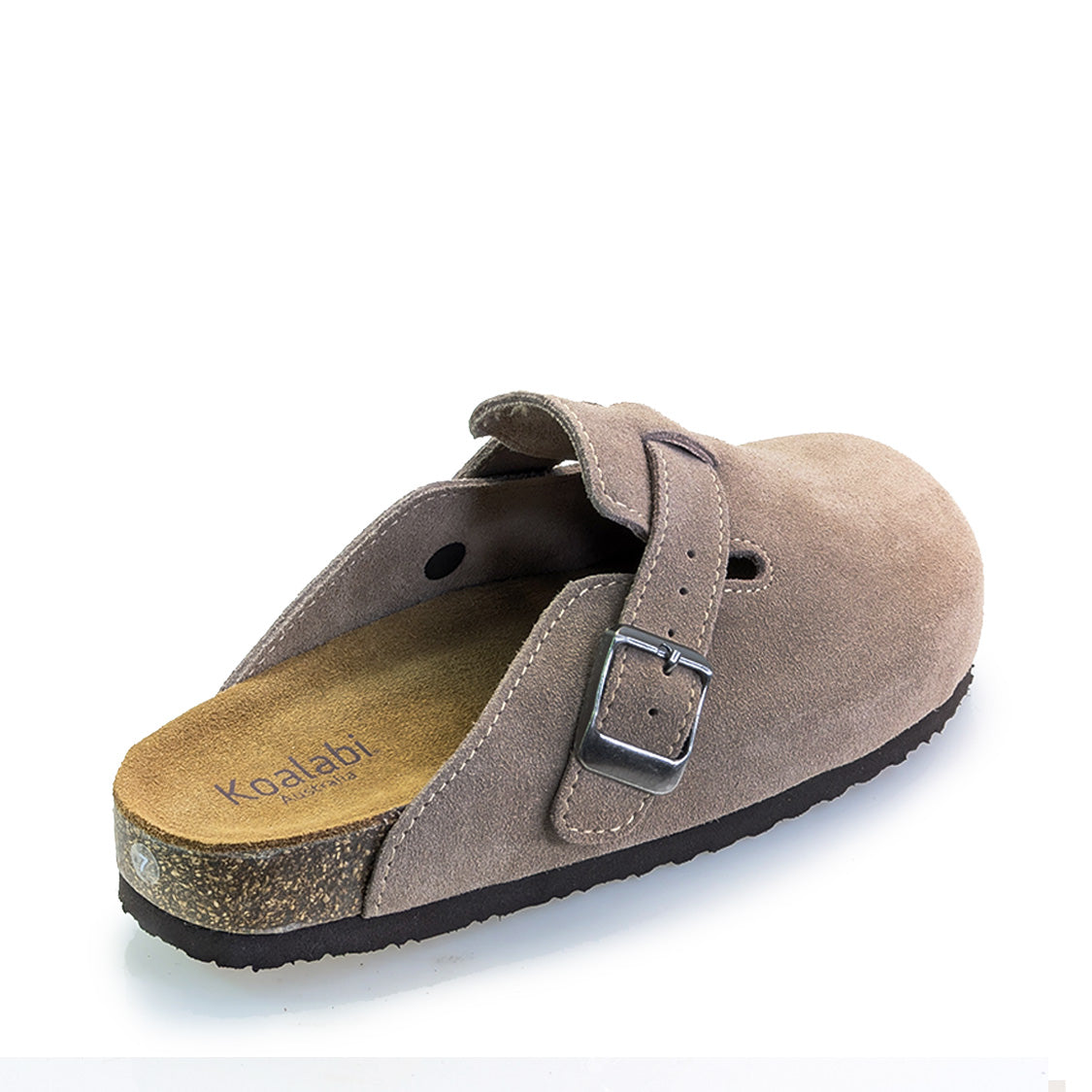 Men’s Bobbie UGG suede clog – back heel detail