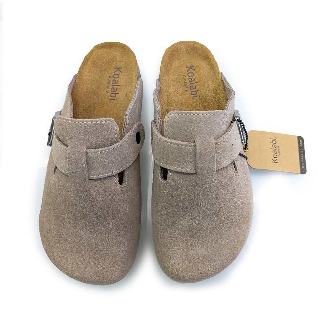 Ugg Australia Toupe Suede Clogs hotsell