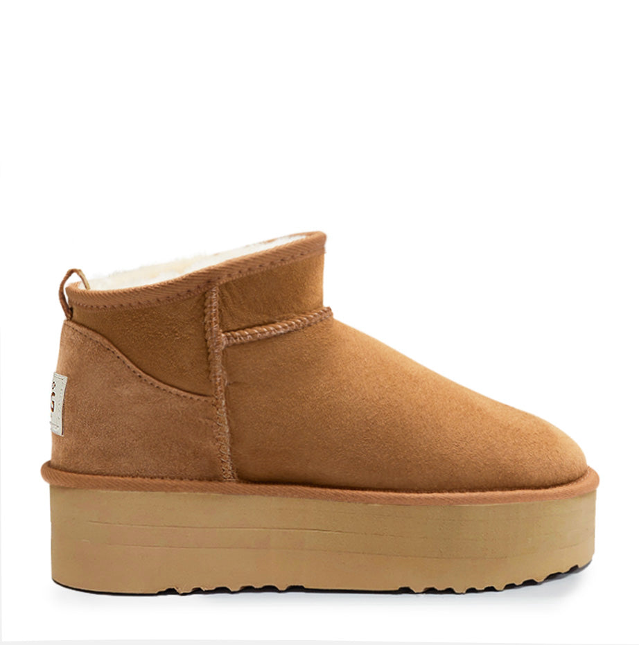 platform ugg boots joey genuine sheepskin