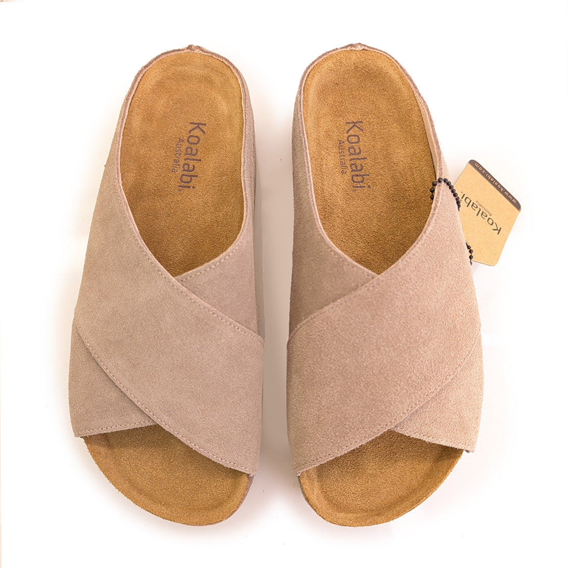 Lina Platform Sandal Taupe – taupe bead strap cork platform