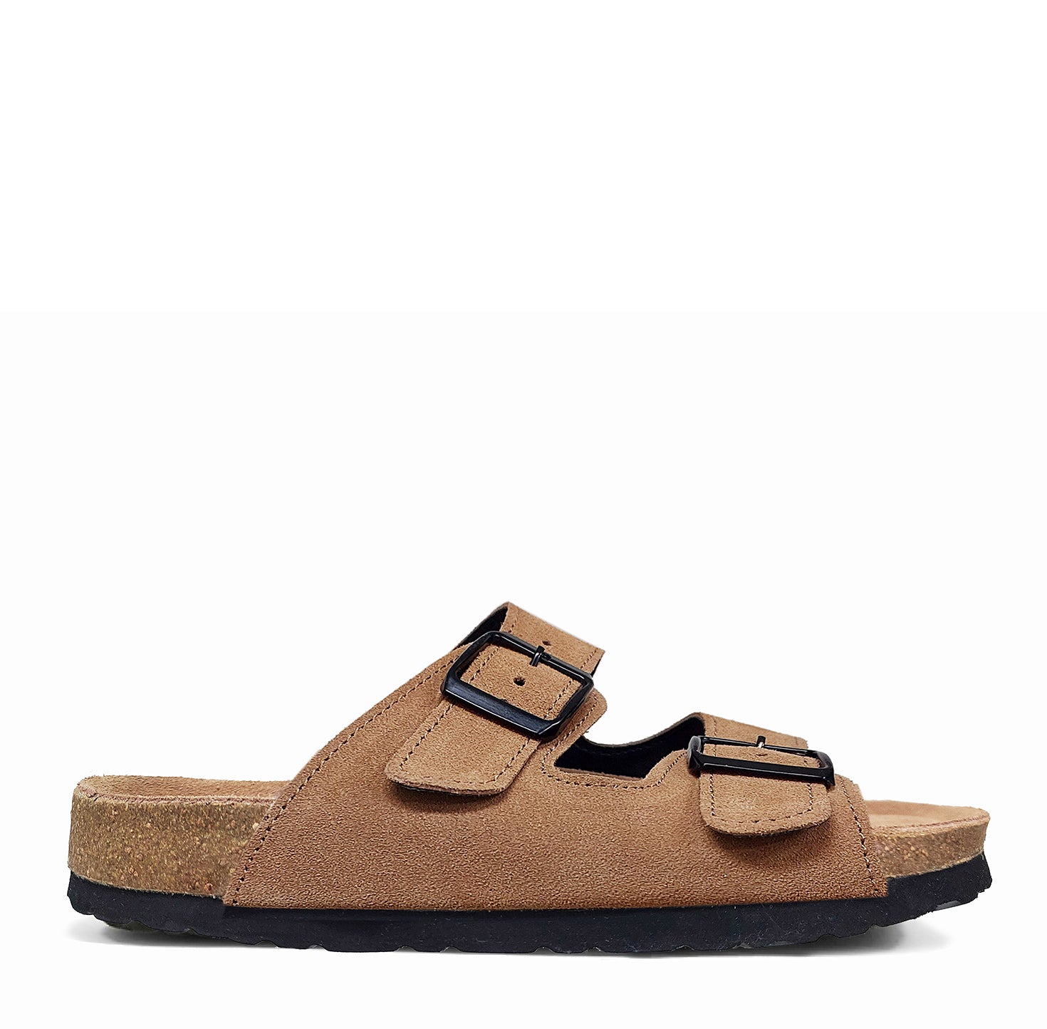 Men’s Roman Suede UGG sandal – chestnut suede from side