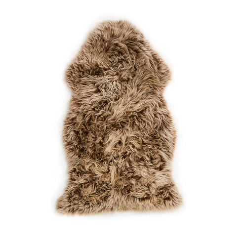 Quad Long Wool Sheepskin Rug