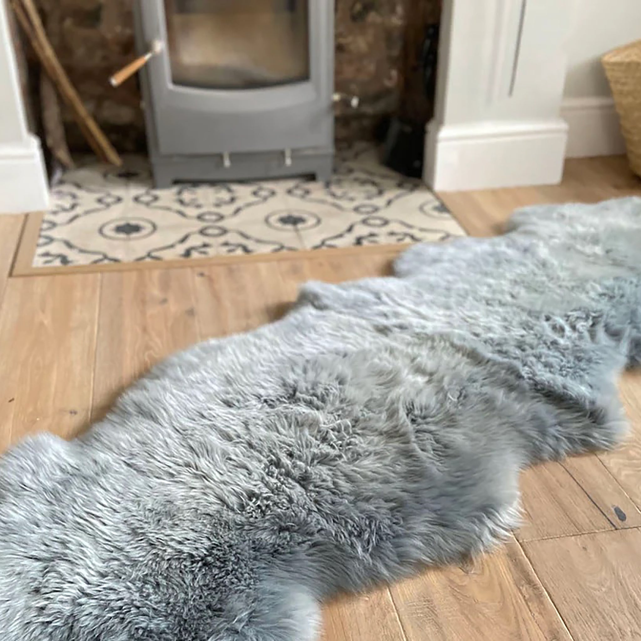Double Long Wool Sheepskin Rug | Ugg Boots Australia