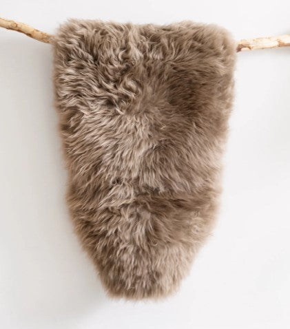 Quad Long Wool Sheepskin Rug