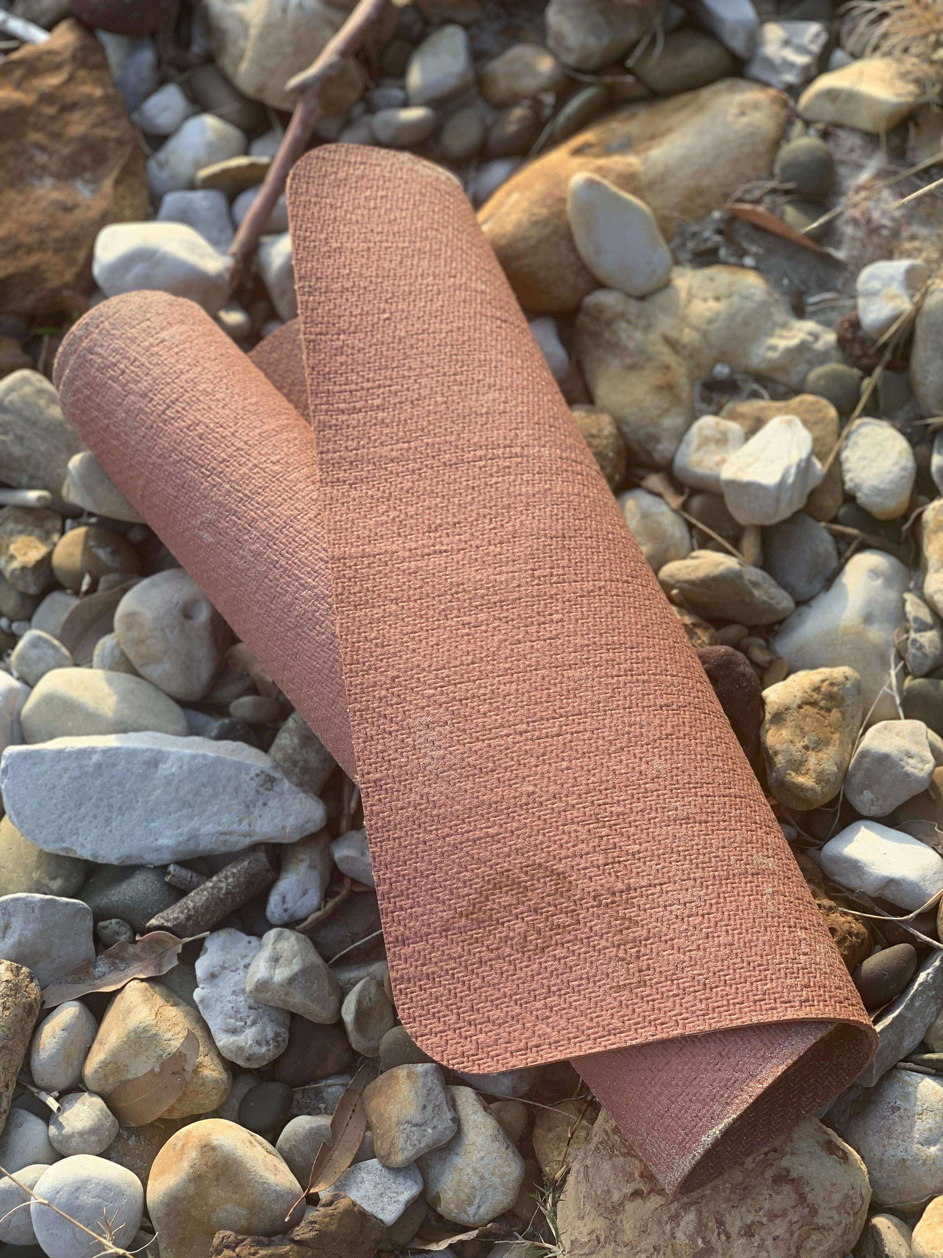 LOVEARTH OCHRE YOGA MAT WITH WHITE BAG.  Ugg Boots Australia , Ugg Boots Melbourne, Australian Ugg Boots, Original Ugg Boots,  Sheepskin Ugg Boots