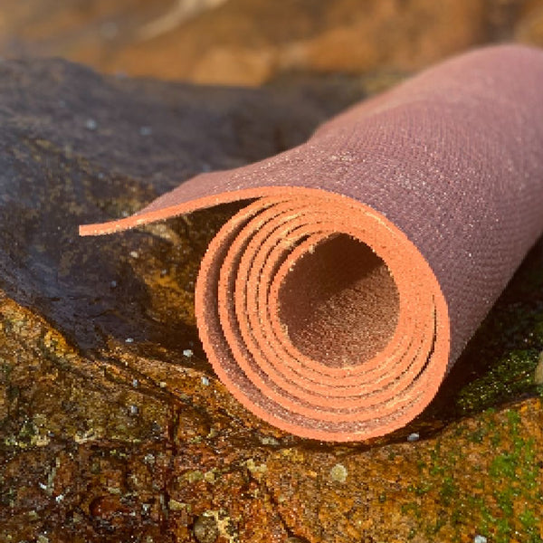 LovEarth Ochre Travel Yoga Mat (with bag)